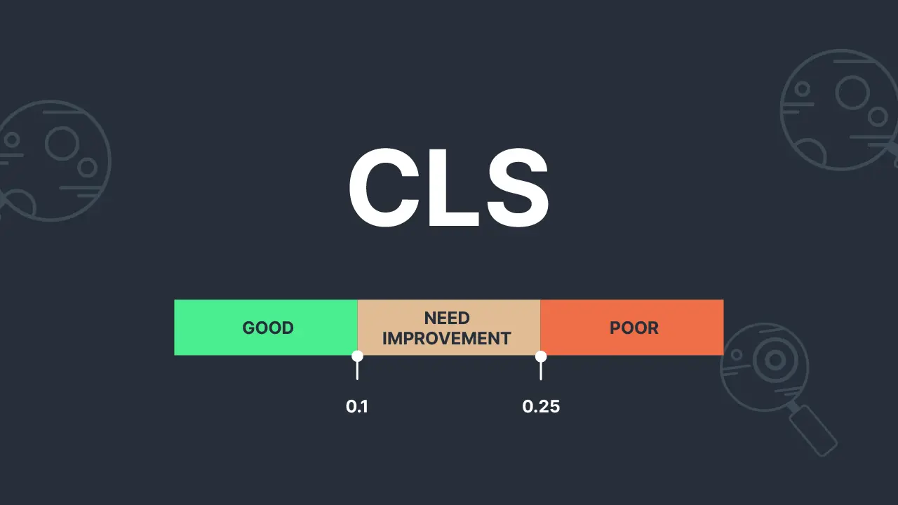 Picture 3: The good, need improvement, and poor CLS score